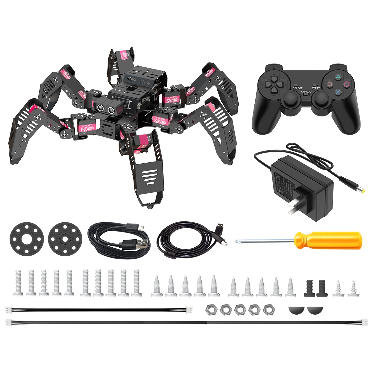 Robot Remote Control - Hiwonder Spiderbot Programmeerbare Afstandsbediening Hexapod Bionische