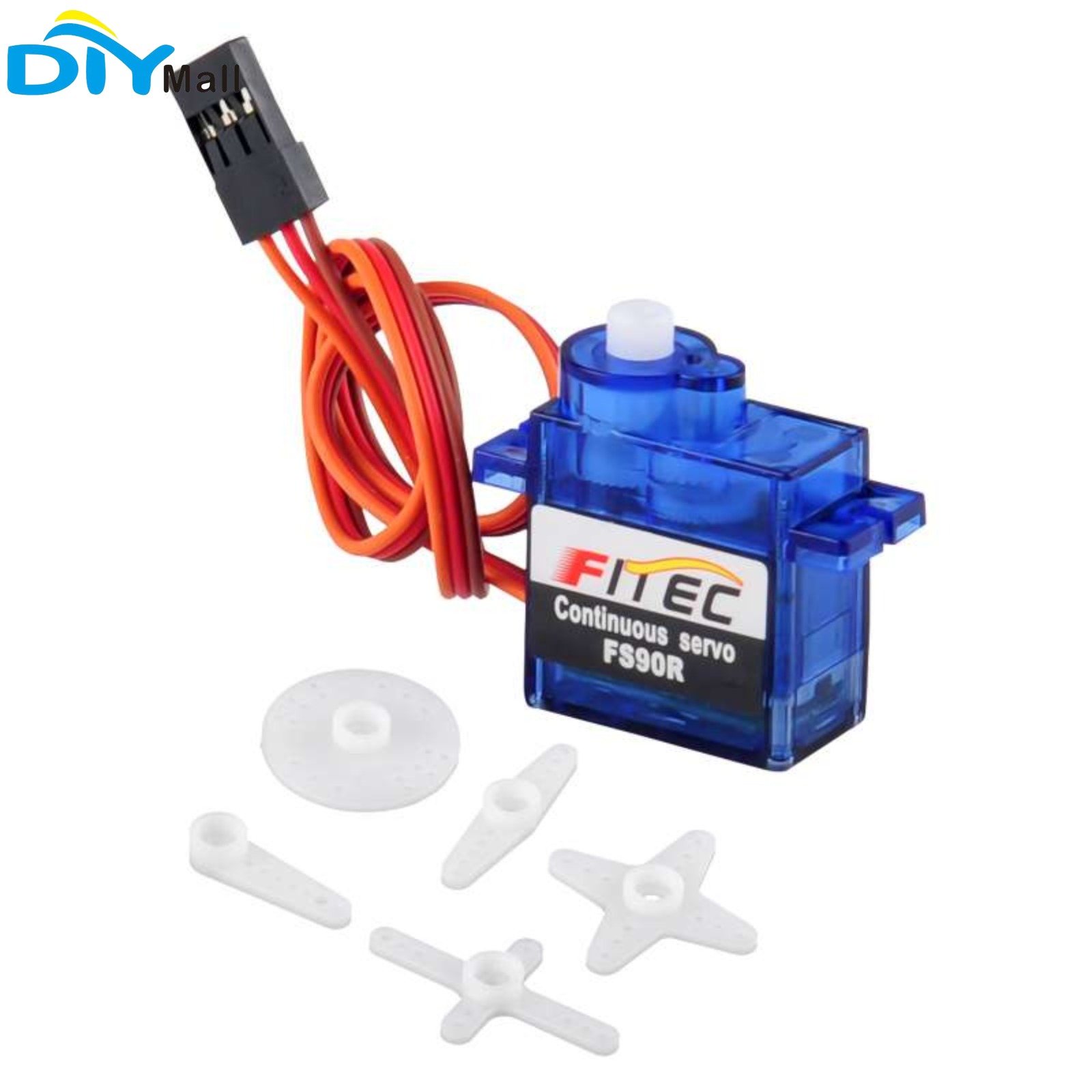 Micro Servo - FS90R 9g Servo 360 graden continue