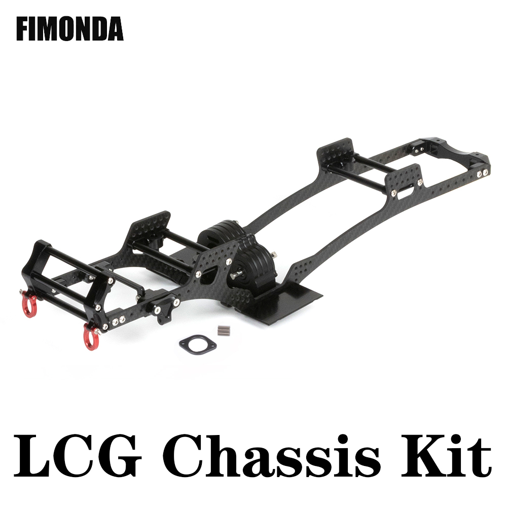 Robot Car Kit - Koolstofvezel LCG Chassis Kit Frame Rails