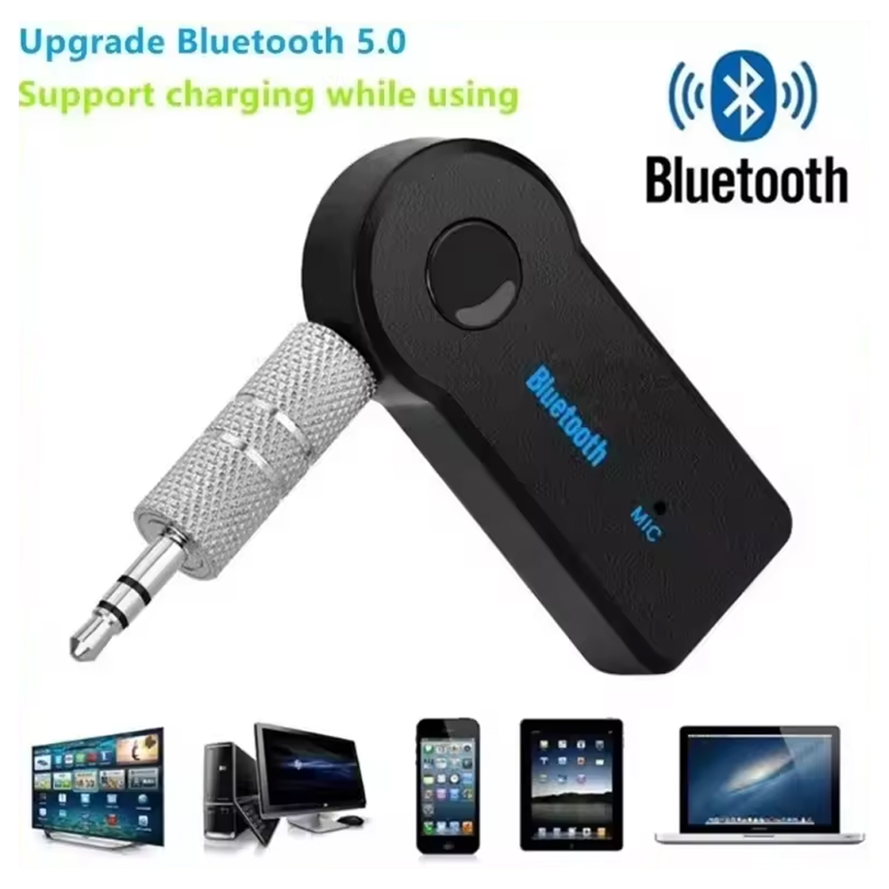 Robot Bluetooth Car - 3,5 mm aansluiting draadloze Bluetooth 5.0-adapter,