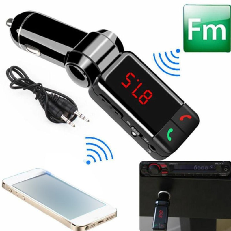 Robot Bluetooth Car - BC06 Auto Bluetooth-compatibele Fm-zender Carkit Handsfree