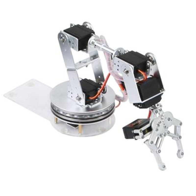 Robot Arm Kit - Zilveren 6 DOF robotarm met 180/360