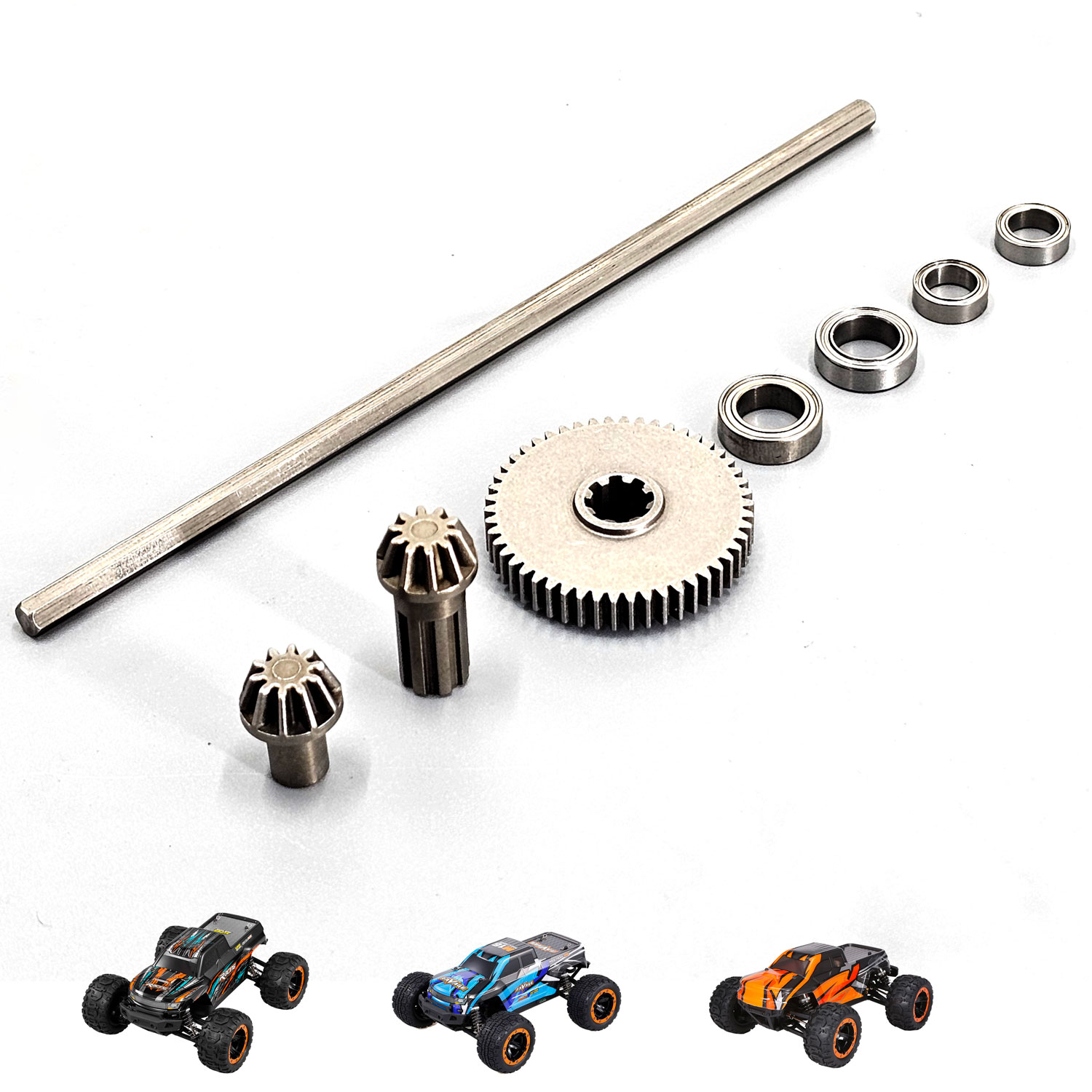 Robot Car Kit - Poedermetalen transmissie-tandwielset voor Haiboxing 1/16 RC