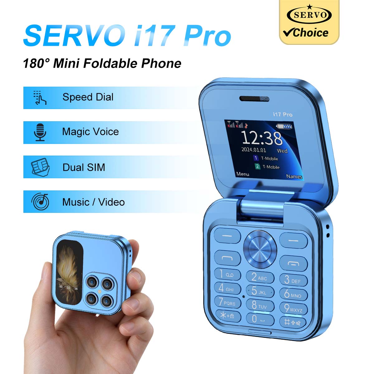 SERVO Mini Pocket Opvouwbare M - Servo Pan Tilt recensie en prijs