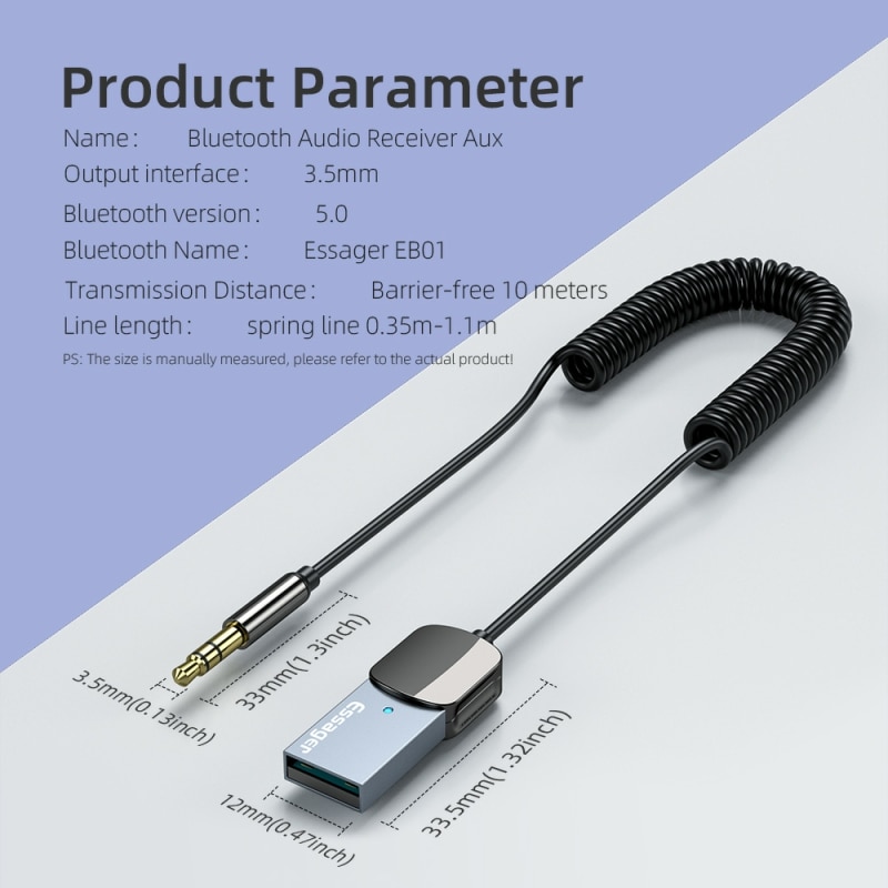Essager Bluetooth Audio-ontvan - Robot Bluetooth Car recensie en prijs