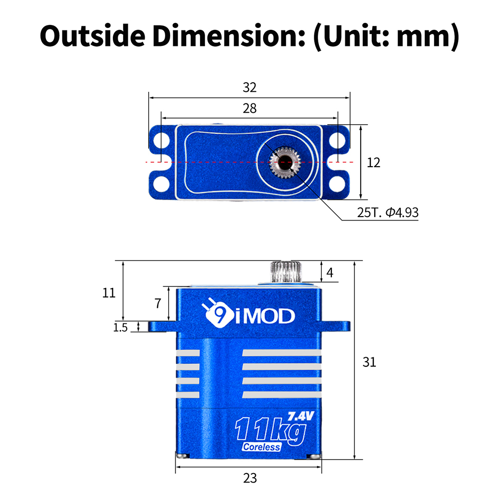 9IMOD digitale micro-servo, 11 - Micro Servo recensie en prijs