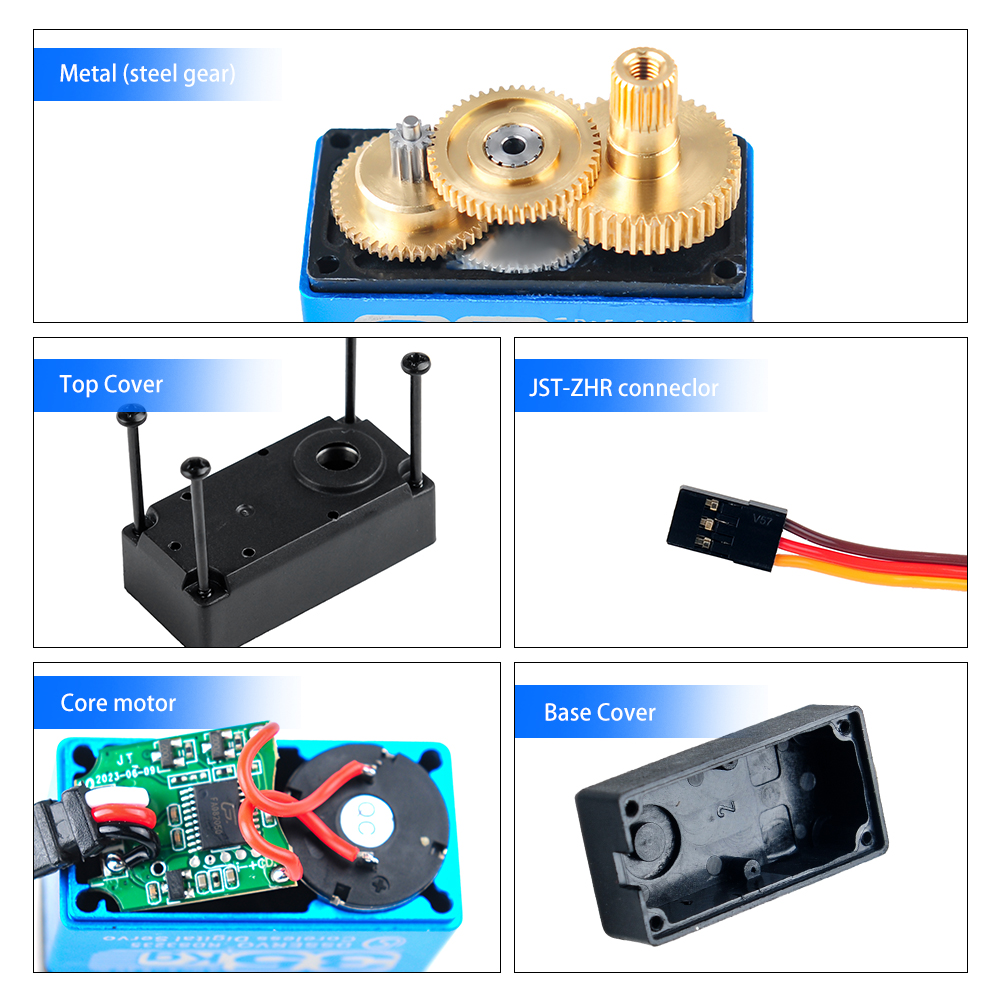 RDS3235 digitale servo, 35 kg, - Robot Arm Metal recensie en prijs