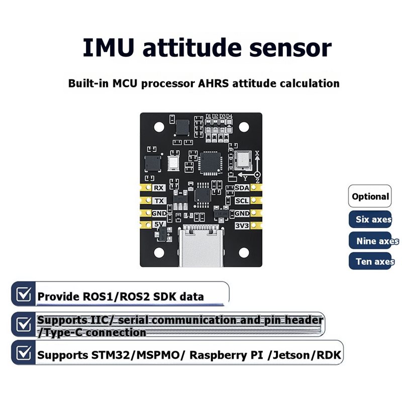 B92B 10-assige IMU-sensormodul - Ros Robot recensie en prijs