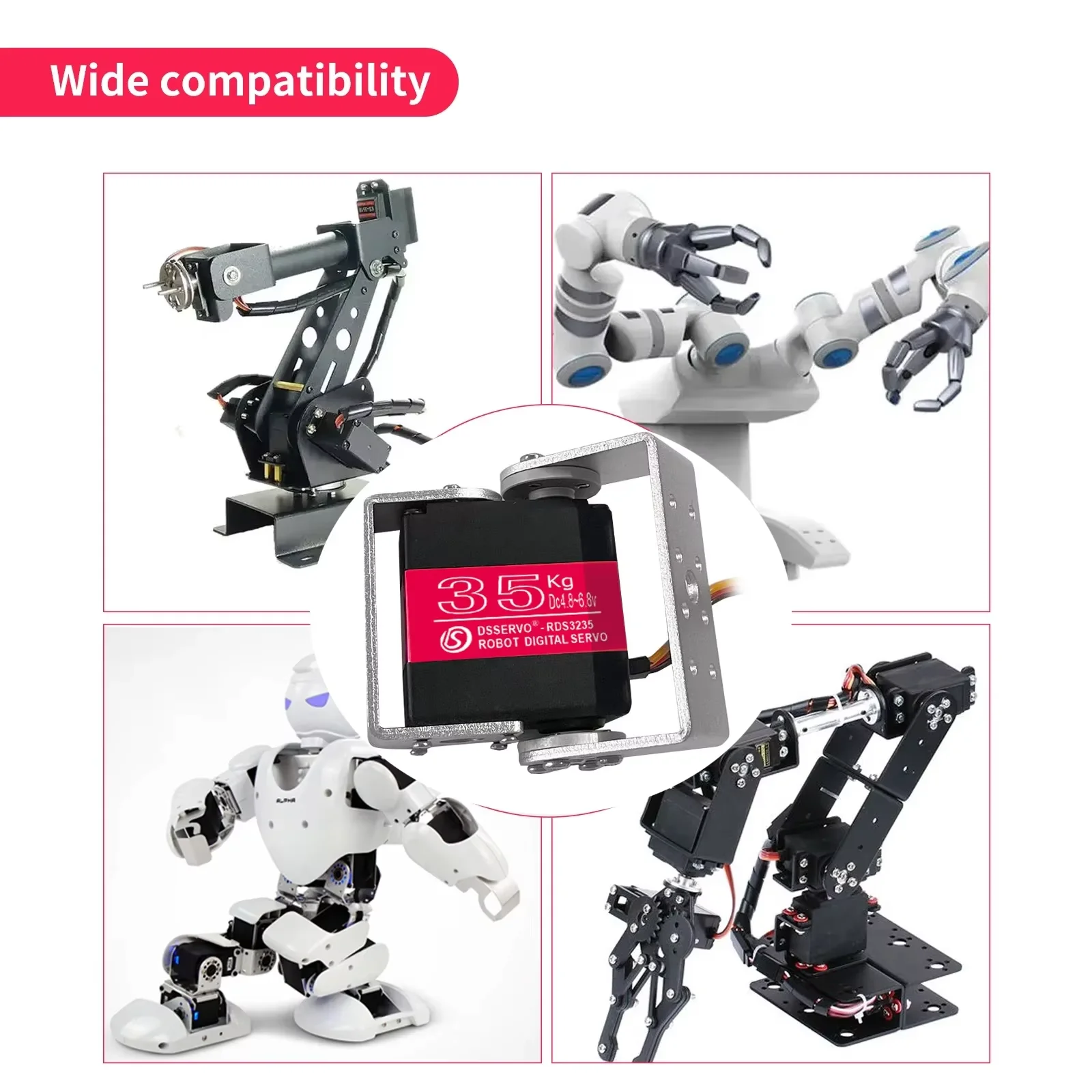 1/2/4 Set Dsservo RDS3235MG 35 - Robot Car Kit recensie en prijs