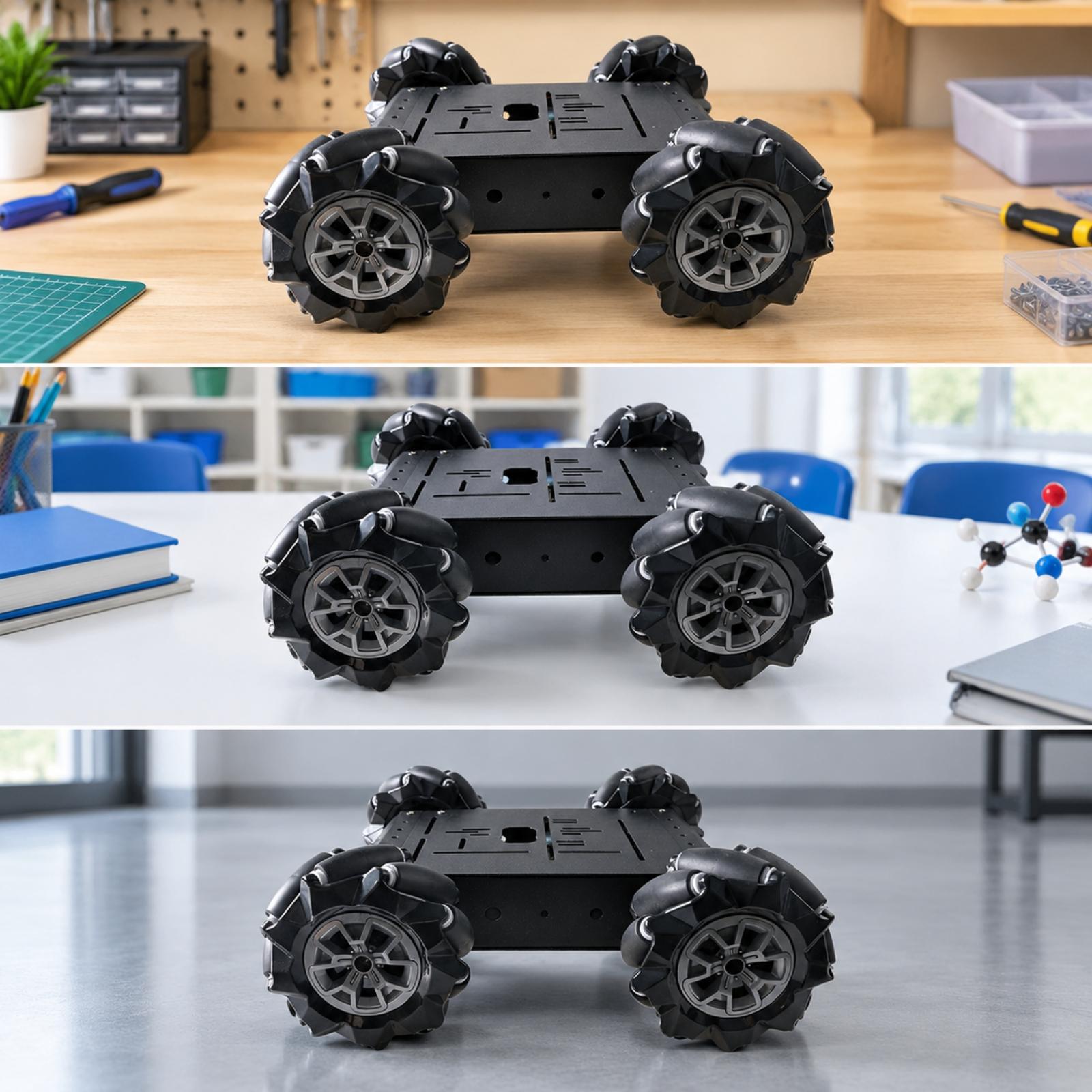Veelzijdig RC-chassis met vier - Robot Car Kit recensie en prijs