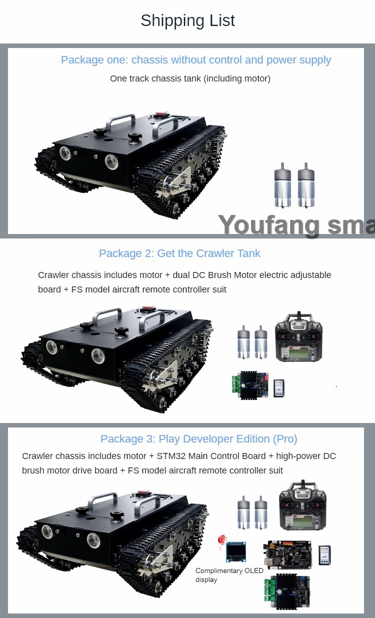 30kg Belasting RC Tank Chassis - Robot Arm Kit recensie en prijs