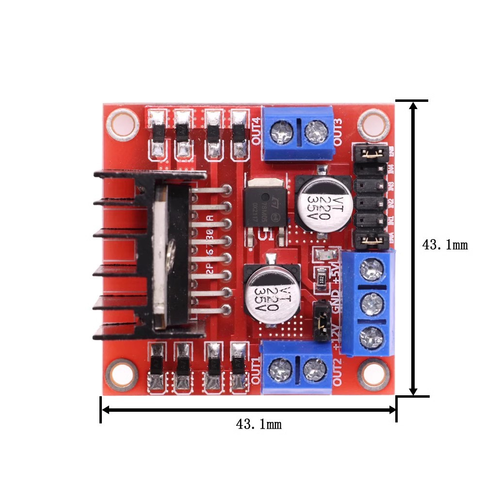 1~100 stuks L298N Dual Channel - L298N Module recensie en prijs