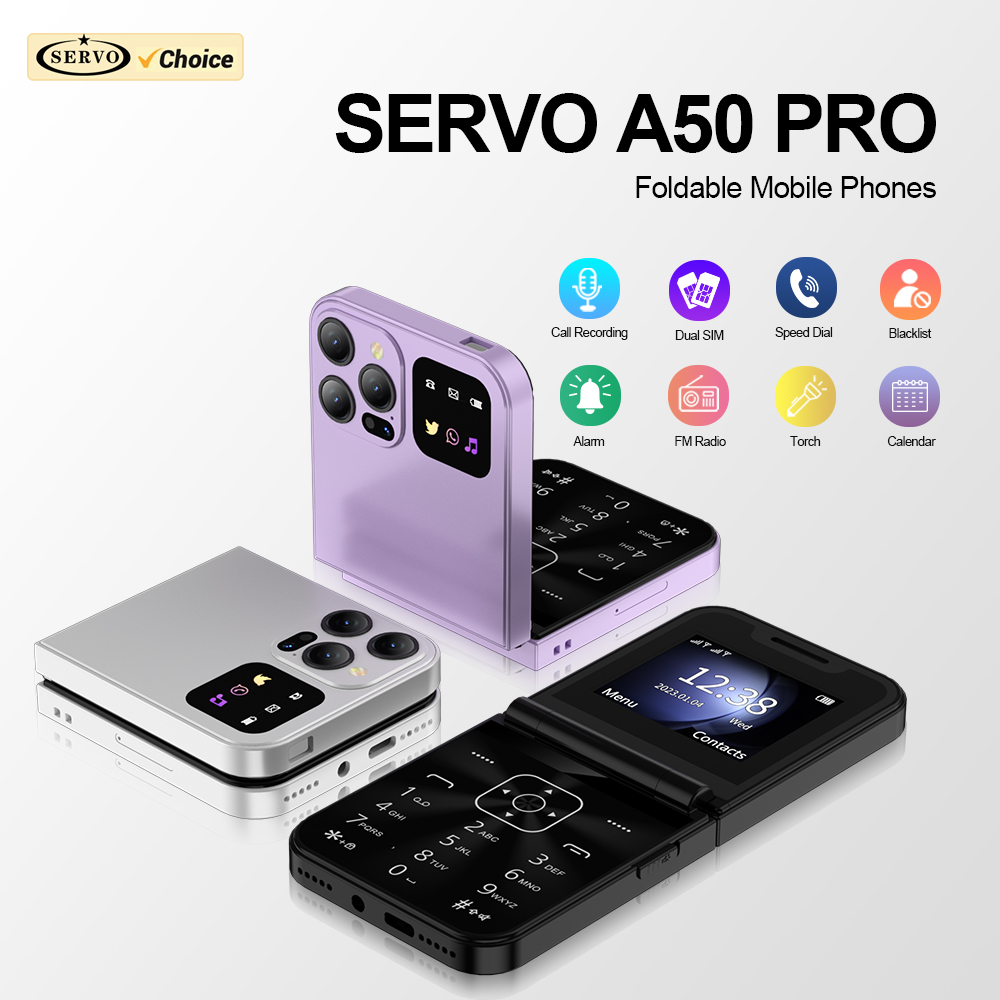 SERVO A50 PRO Flip mobiele tel - Servo Pan Tilt recensie en prijs