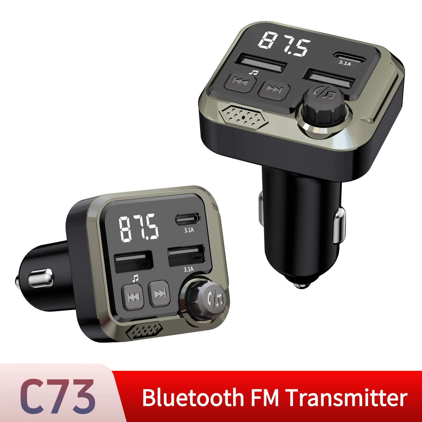 Bluetooth Auto FM-zender Hands - Robot Bluetooth Car recensie en prijs