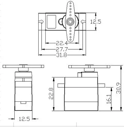 Feetech FT90MR 2kg Micro Helik - Micro Servo recensie en prijs