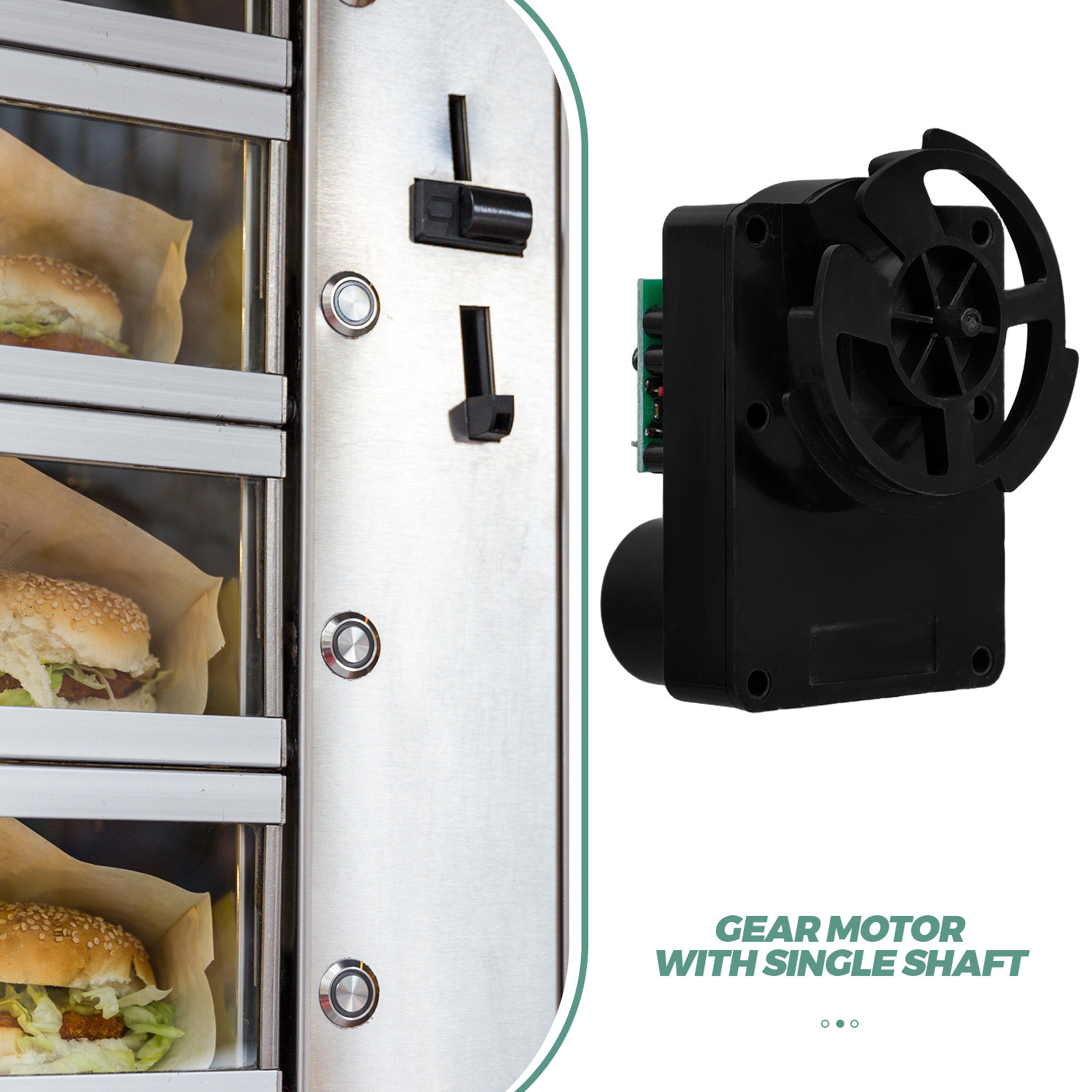 Motor voor automaten met enkel - Geared Motor recensie en prijs