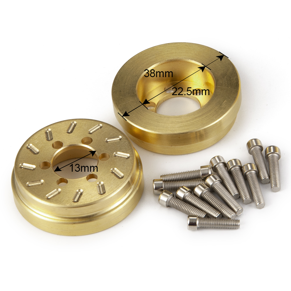 Axspeed 2/4 Stuks 70G Messing  - Omni Wheel recensie en prijs