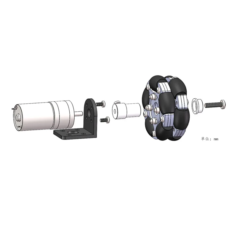 82 mm aluminium wiel met dubbe - Omni Wheel recensie en prijs