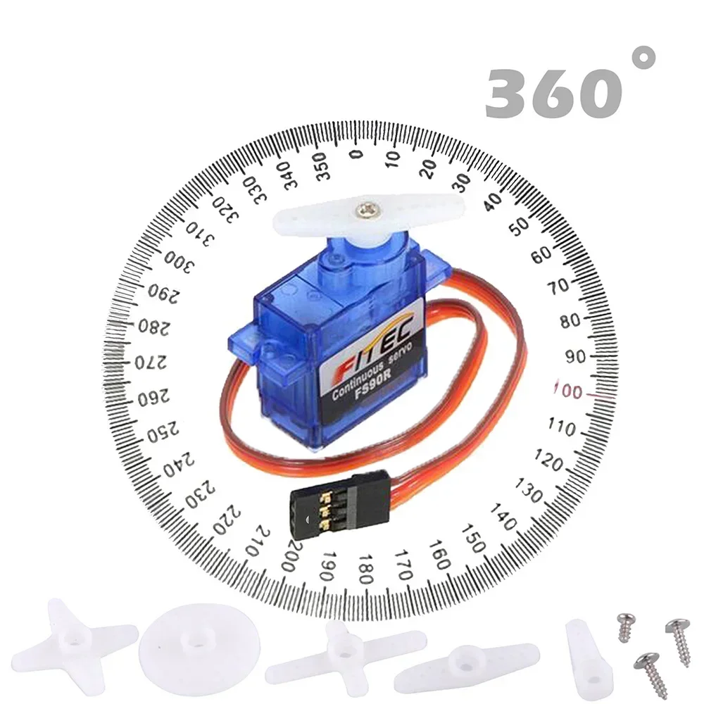 4 sets Feetech FS90R servomoto - Micro Servo recensie en prijs